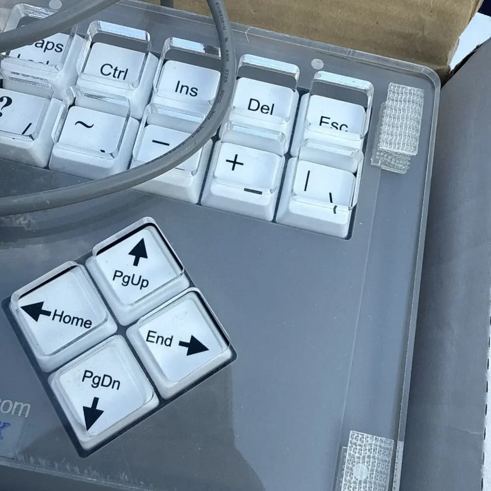 BigKeys LX Large Key Mechanical Keyboard Coded Assistive Grey